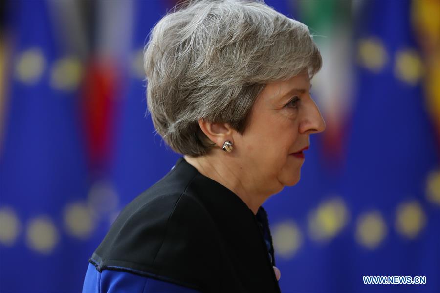 (PORTRAITS)BELGIUM-BRUSSELS-THERESA MAY