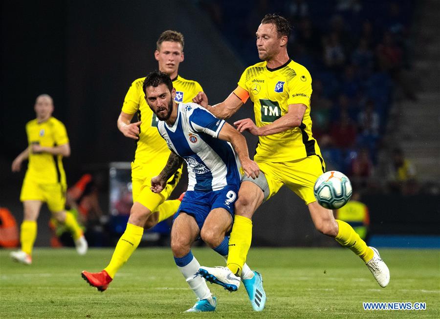 (SP)SPAIN-BARCELONA-SOCCER-EUROPA LEAGUE QUALIFIER-ESPANYOL VS STJARNAN