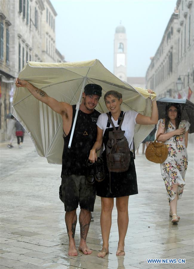 CROATIA-DUBROVNIK-STORM