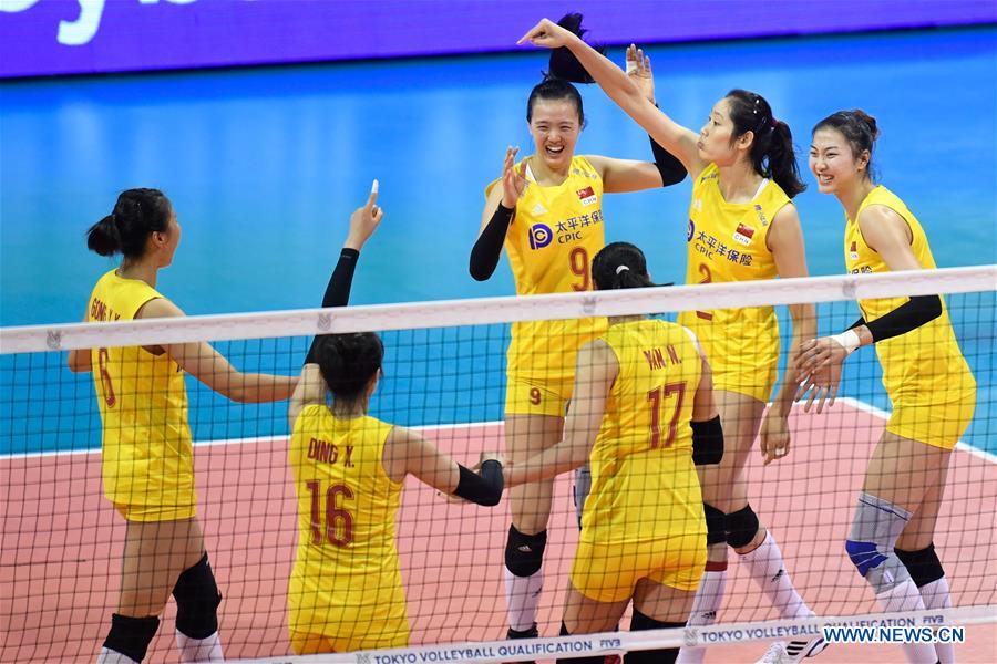 (SP)CHINA-NINGBO-FIVB-TOKYO VOLLEYBALL QUALIFICATION-CHINA-TURKEY(CN)