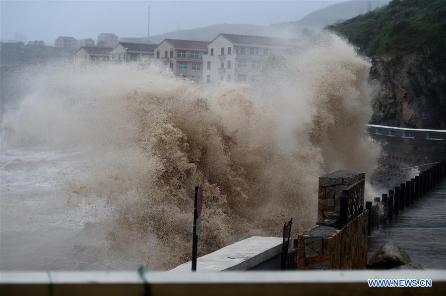 CHINA-ZHEJIANG-WENLING-TYPHOON-LEKIMA (CN)