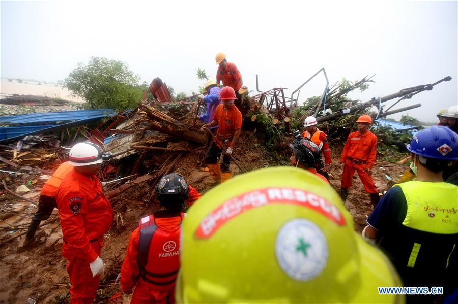 MYANMAR-MON STATE-MONSOON LANDSLIDE