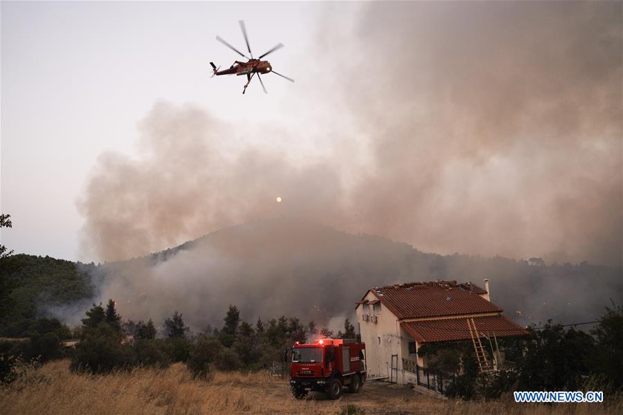 GREECE-EVIA ISLAND-WILDFIRE