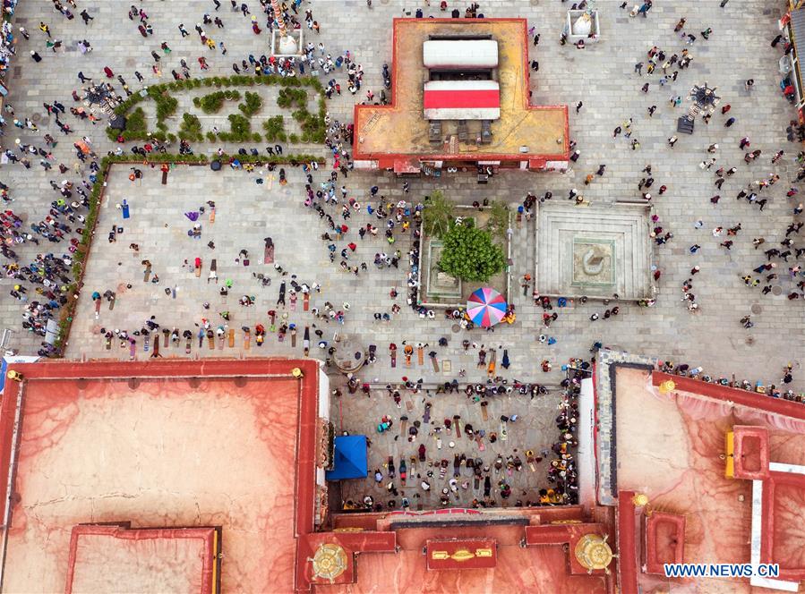 (InTibet)CHINA-TIBET-LHASA-AERIAL VIEW (CN)