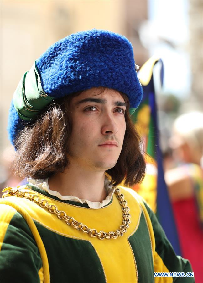 ITALY-SIENA-HORSE RACE-PALIO-PARADE