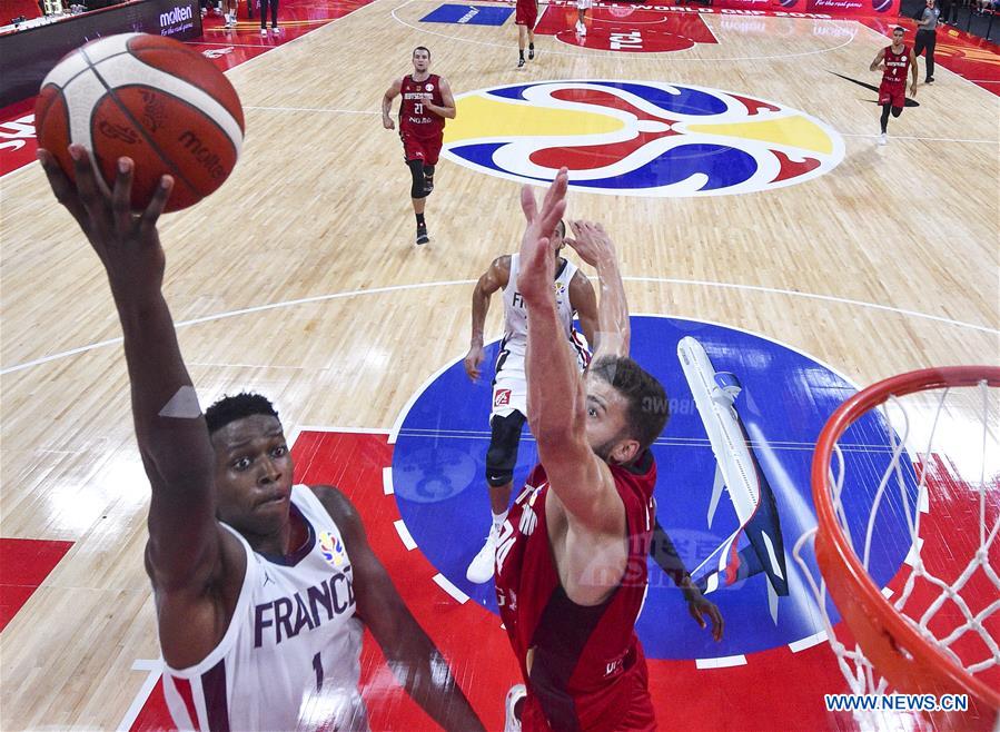 (SP)CHINA-SHENZHEN-BASKETBALL-FIBA WORLD CUP-GROUP G-FRANCE VS GERMANY(CN)