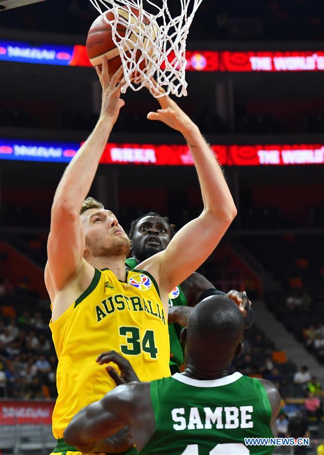 (SP)CHINA-DONGGUAN-BASKETBALL-FIBA WORLD CUP-GROUP H-AUSTRALIA VS SENEGAL (CN)