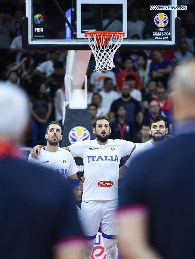 (SP)CHINA-FOSHAN-BASKETBALL-FIBA WORLD CUP-GROUP D- ITALY VS SERBIA (CN)