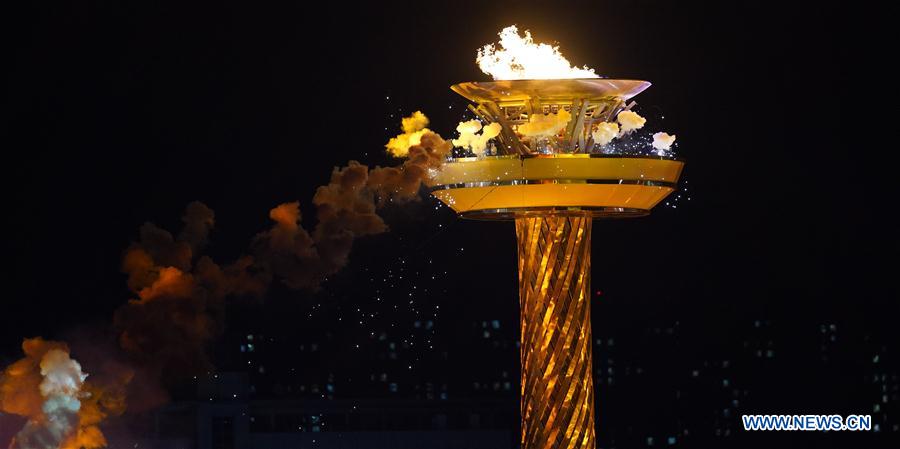 (SP)CHINA-ZHENGZHOU-NATIONAL TRADITIONAL GAMES OF ETHNIC MINORITIES-OPENING CEREMONY (CN)