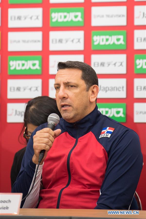 (SP)JAPAN-YOKOHAMA-VOLLEYBALL-WOMEN'S WORLD CUP-PRESS CONFERENCE