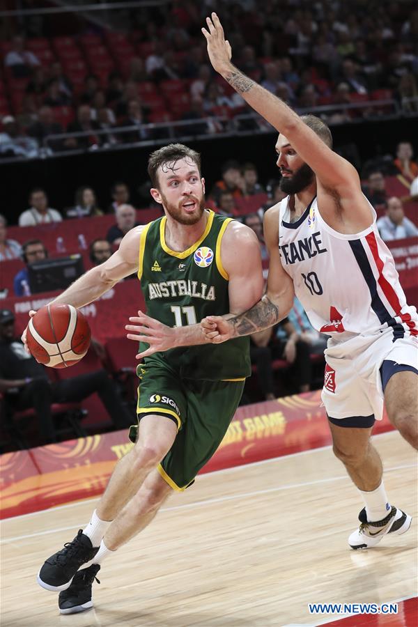 (SP)CHINA-BEIJING-BASKETBALL-FIBA WORLD CUP-FRA VS AUS (CN)