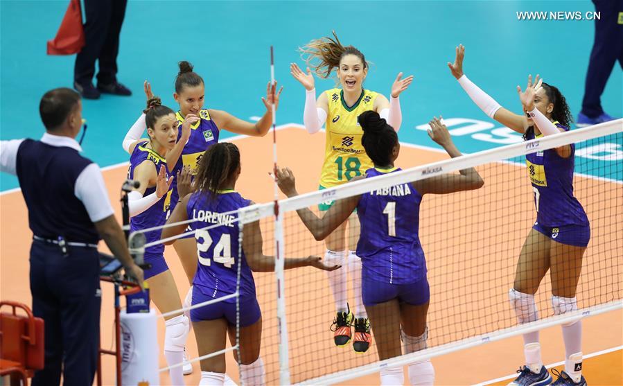 (SP)JAPAN-HAMAMATSU-VOLLEYBALL-WOMEN'S WORLD CUP-KENYA VS BRAZIL