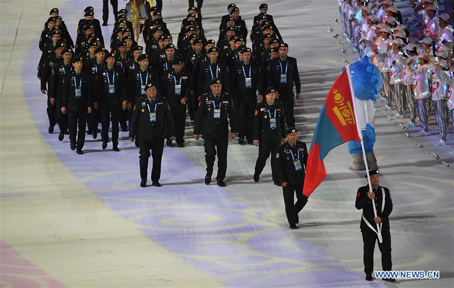 (SP)CHINA-WUHAN-7TH MILITARY WORLD GAMES-OPENING CEREMONY