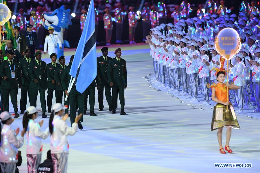 (SP)CHINA-WUHAN-7TH MILITARY WORLD GAMES-OPENING CEREMONY