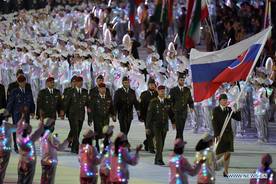 (SP)CHINA-WUHAN-7TH MILITARY WORLD GAMES-OPENING CEREMONY