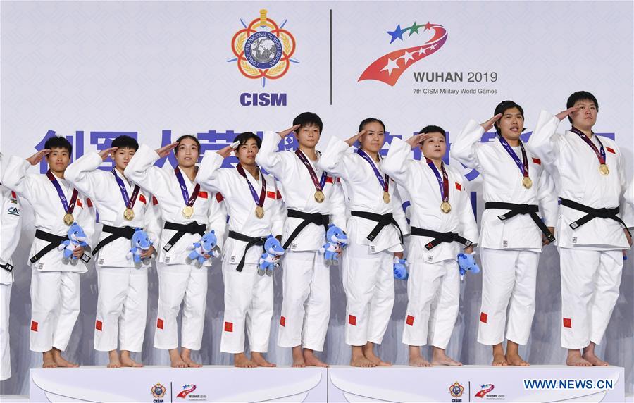 (SP)CHINA-WUHAN-7TH MILITARY WORLD GAMES-JUDO-TEAM WOMEN