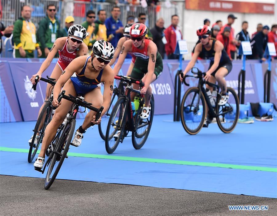 (SP)CHINA-WUHAN-7TH MILITARY WORLD GAMES-TRIATHLON