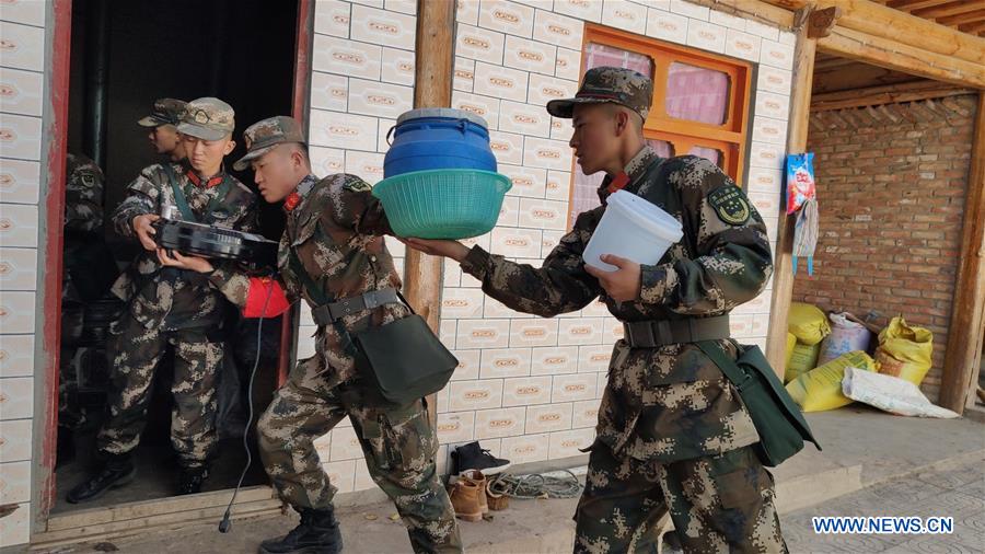 CHINA-GANSU-LANZHOU-EARTHQUAKE-AFTERMATH (CN)