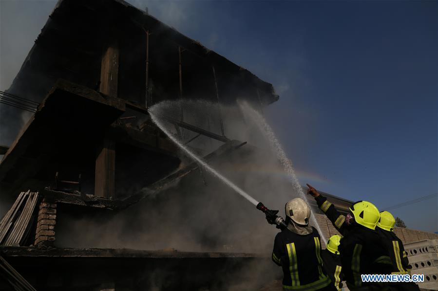 AFGHANISTAN-KABUL-PETROL STATION-FIRE