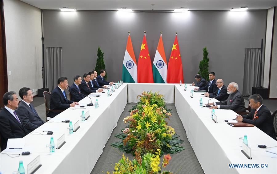 BRAZIL-BRASILIA-XI JINPING-MODI-MEETING