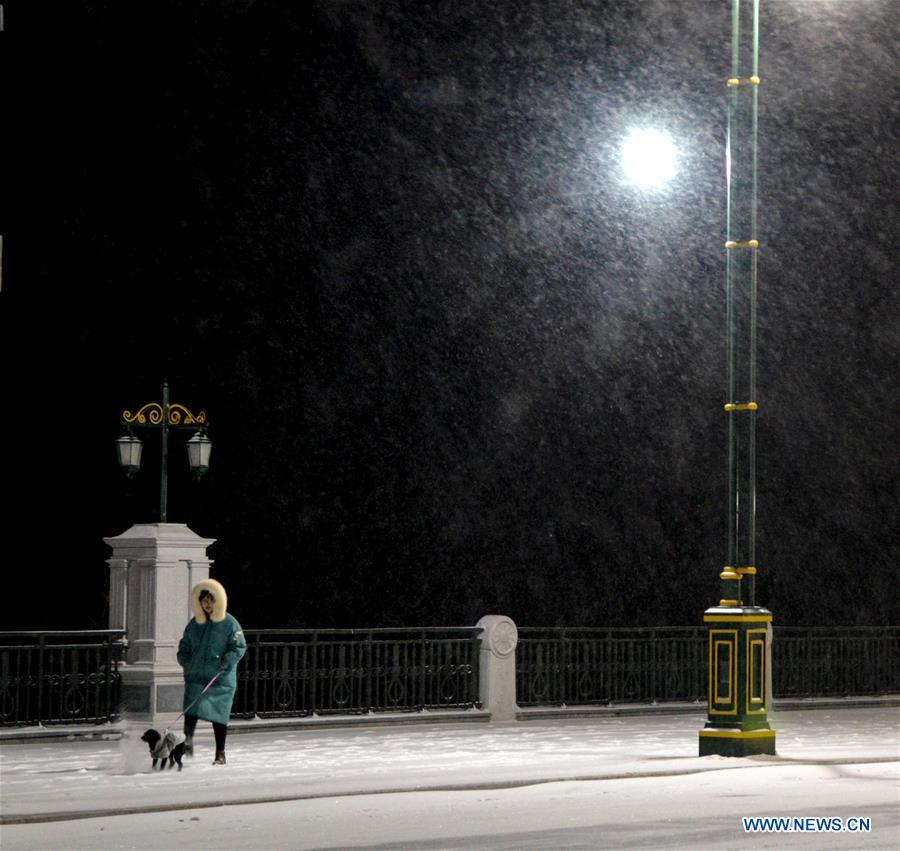 CHINA-INNER MONGOLIA-MORIN DAWA-SNOWFALL (CN)