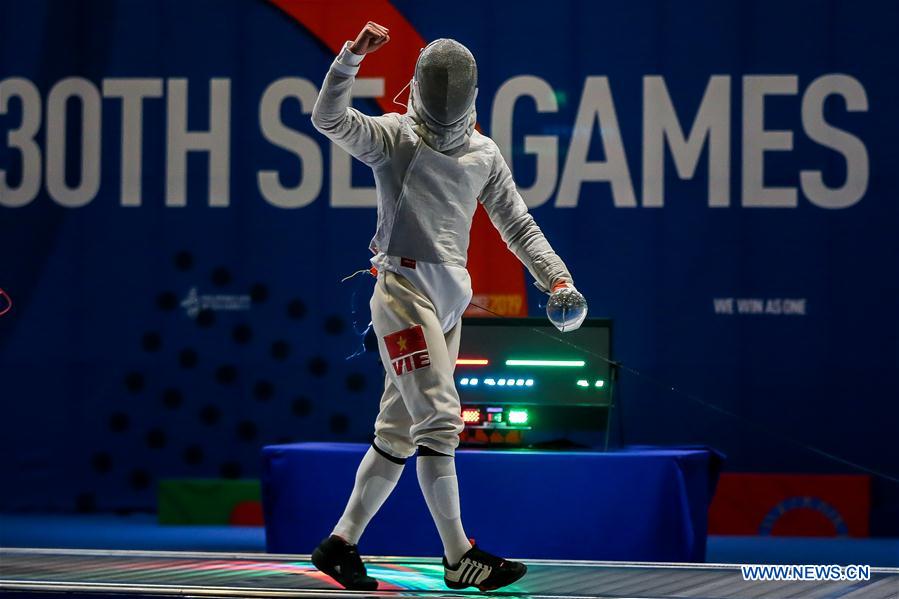 (SP)PHILIPPINES-PASAY CITY-SEA GAMES-FENCING