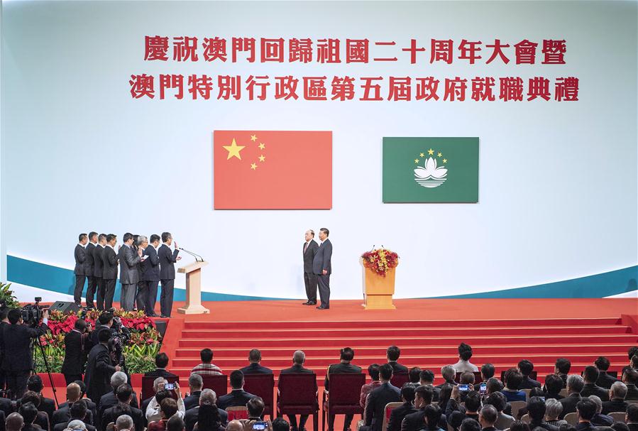 CHINA-MACAO-XI JINPING-ANNIVERSARY GATHERING-INAUGURATION (CN)