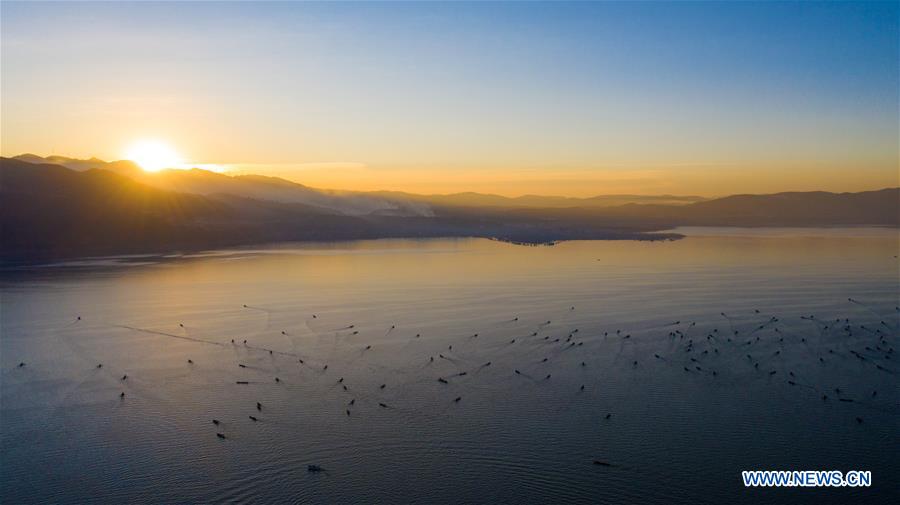 CHINA-YUNNAN-XINGYUN LAKE-FISH SEASON-START (CN)