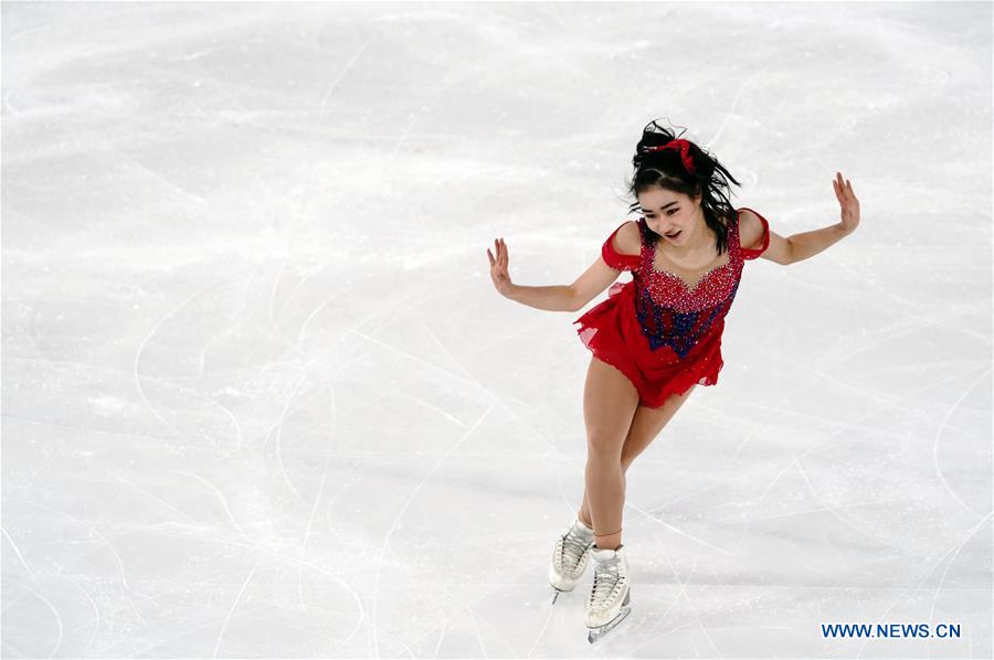 (SP)SWITZERLAND-LAUSANNE-WINTER YOG-FIGURE SKATING-WOMEN SINGLE SHORT PROGRAM