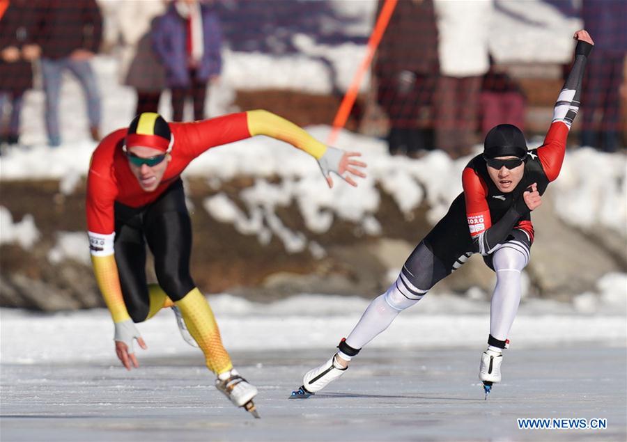 (SP)SWITZERLAND-ST. MORITZ-WINTER YOG-SPEED SKATING