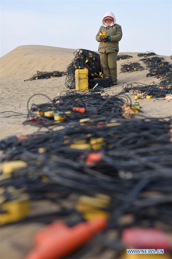 CHINA-XINJIANG-TAKLIMAKAN DESERT-OIL WORKER (CN)