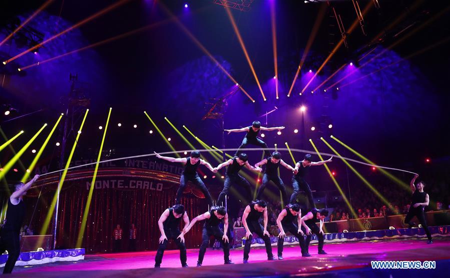 MONACO-MONTE-CARLO INTERNATIONAL CIRCUS FESTIVAL-CHINESE ACROBATS