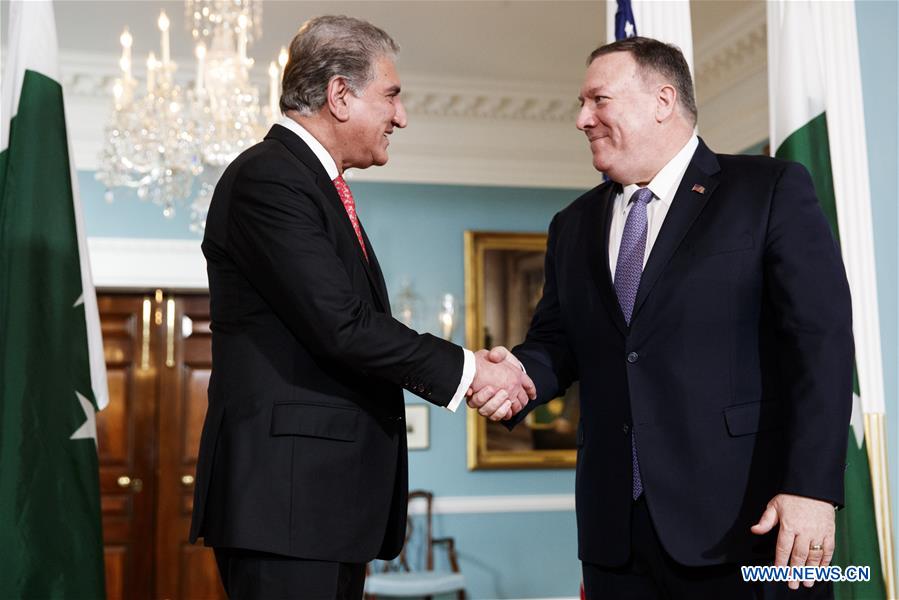  U.S.-WASHINGTON D.C.-POMPEO-PAKISTAN-FM-MEETING