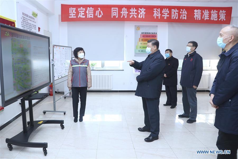 CHINA-BEIJING-XI JINPING-CORONAVIRUS CONTROL-INSPECTION (CN)