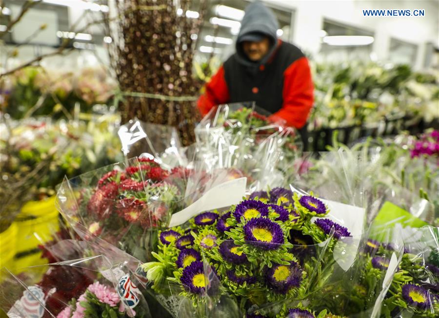 U.S.-CHICAGO-FLORAL MARKET-VALENTINE'S DAY