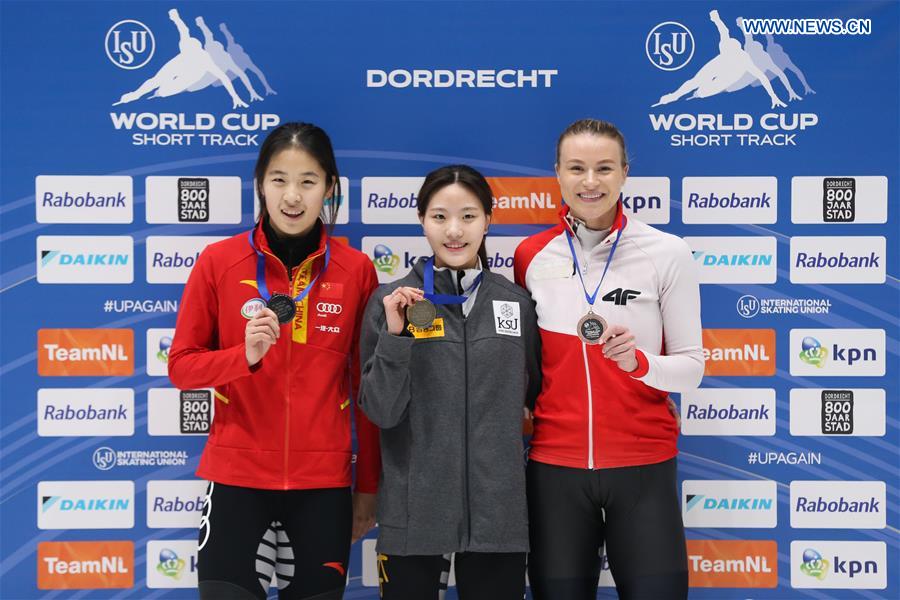 (SP)THE NETHERLANDS-DORDRECHT-ISU WORLD CUP-SHORT TRACK