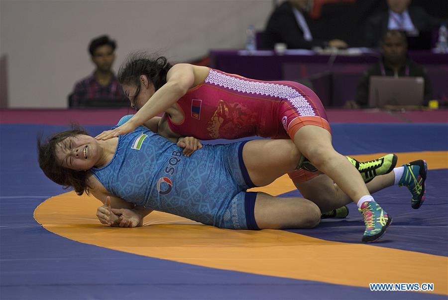 (SP)INDIA-NEW DELHI-WRESTLING-ASIAN CHAMPIONSHIPS 2020