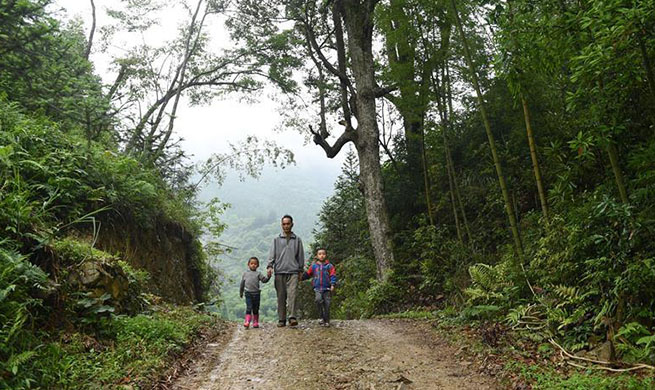 Daily life of teachers in remote mountain areas