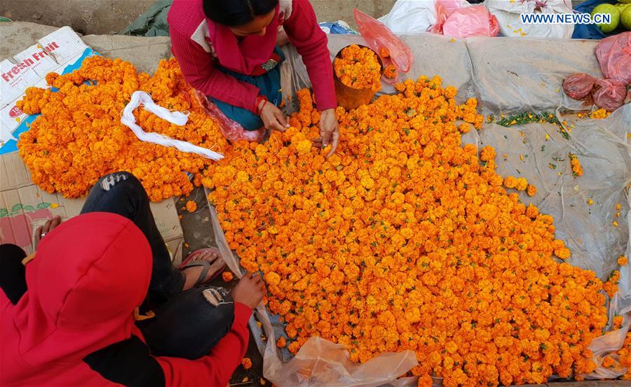 NEPAL-KATHMANDU-TIHAR-CELEBRATION