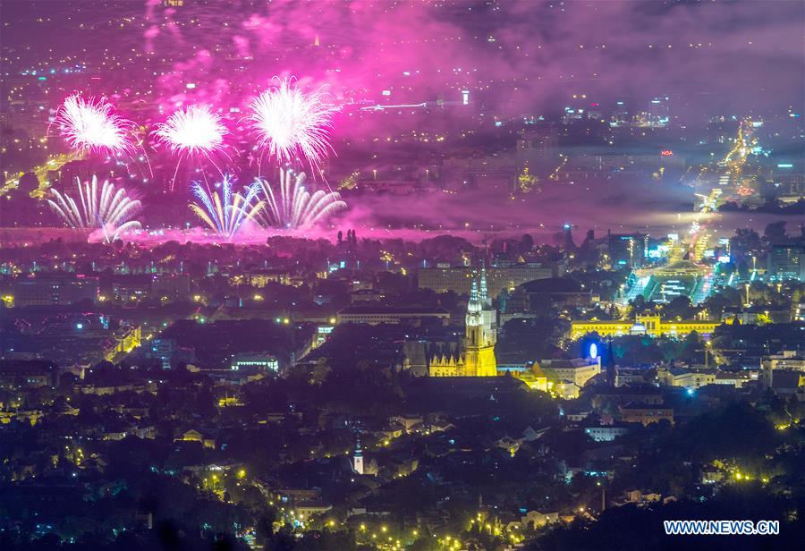  CROATIA-ZAGREB-FIREWORKS