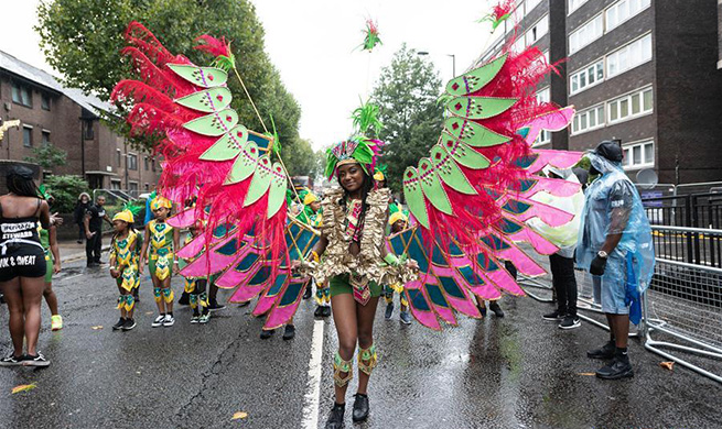 Children's Day Parade held during Notting Hill Carnival in London