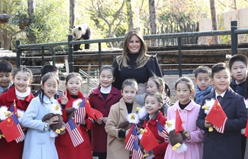 U.S. First Lady Melania Trump visits Beijing Zoo