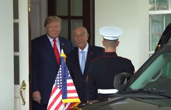 U.S. President Donald Trump hosts President Rebelo de Sousa of Portugal at the White House