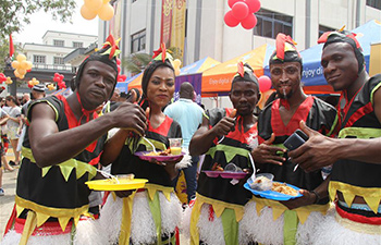 Spring Festival temple fair held in Abuja, Nigeria