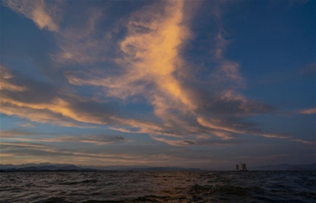 Scenery of Dianchi Lake in Kunming, China's Yunnan