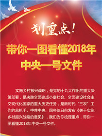 划重点！带你一图看懂2018年中央一号文件