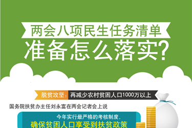 图表：两会八项民生任务清单准备怎么落实？