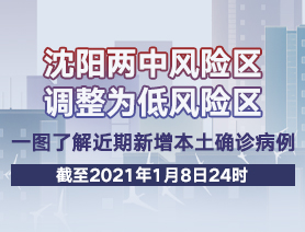 沈阳两中风险区调整为低风险区，一图了解近期新增本土确诊病例