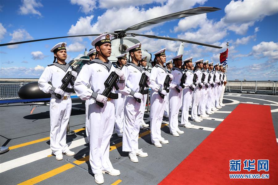 （國際）（3）中國海軍第二十九批護(hù)航編隊(duì)濱州艦參加波蘭海軍成立100周年慶典 