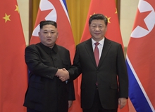 習近平同金正恩舉行會談（2019年1月）